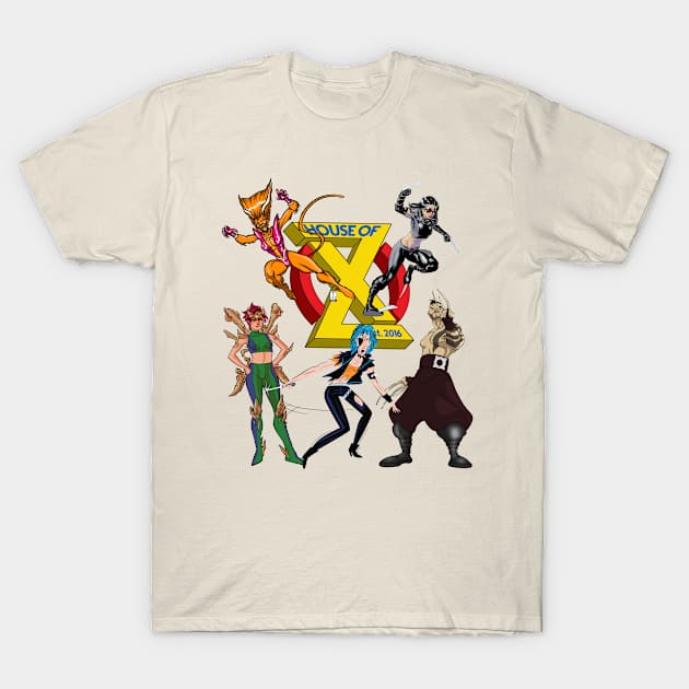 House of X FB Group Shirt 6: Cut You! T-Shirt by Warpath_Dylan